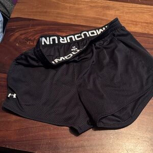 Under Armour Black Mesh Shorts